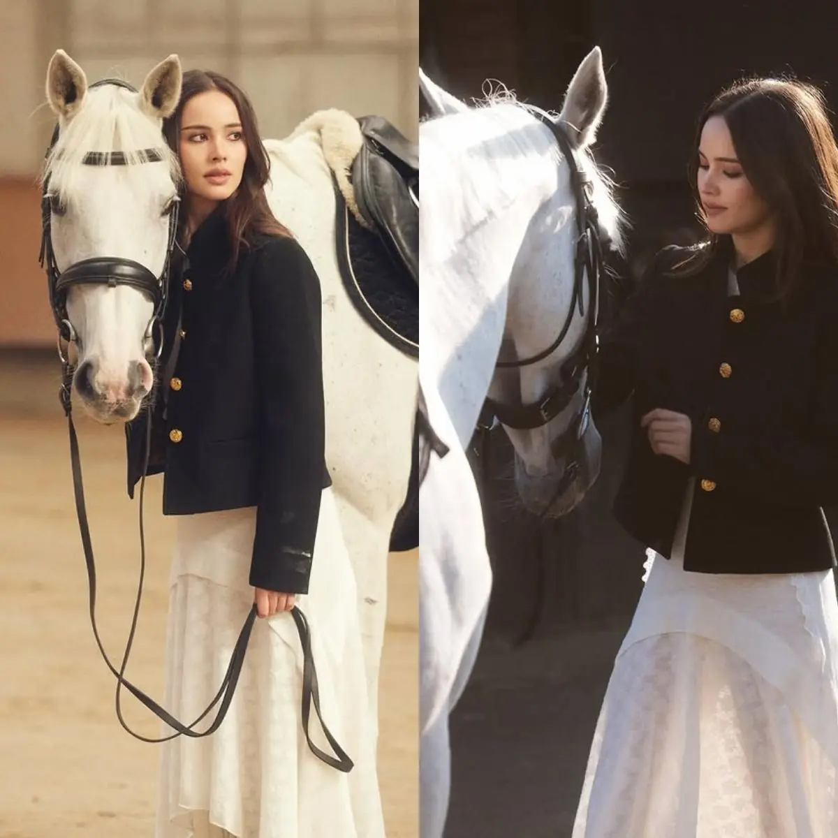 "ญาญ่า อุรัสยา" ภาพคลิปขี่ม้าที่ปารีส สวยสง่าและเท่มาก