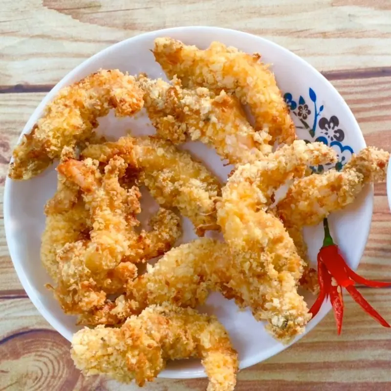 วิธีทอดกุ้งด้วยหม้อทอดไร้น้ำมัน กรอบ อร่อย ทำง่ายได้ที่บ้าน