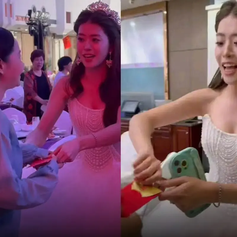 เจ้าสาวไวรัล! ไม่รับซองแต่งงานจากแขก บอก “แค่มาหากันก็ดีใจแล้ว”