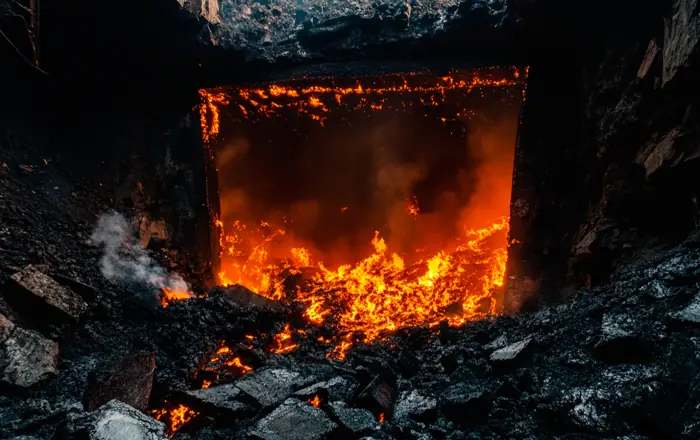 เมื่อเหมืองถ่านหินเกิดไฟไหม้ขึ้น มันสามารถลุกไหม้ต่อเนื่องได้เป็นสิบ ๆ ปี... บางแห่งกินเว