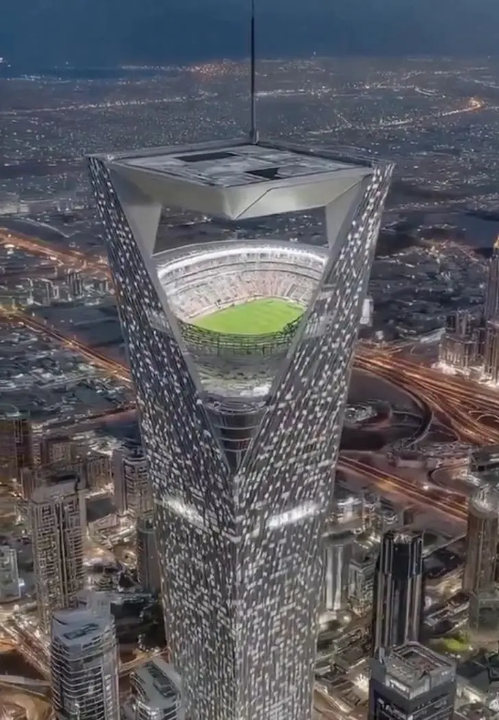 ครั้งแรกของโลก! "ซาอุดีอาระเบีย" เล่นใหญ่ผุดแนวคิด "สนามกีฬาลอยฟ้า" จัดฟุตบอลโลก