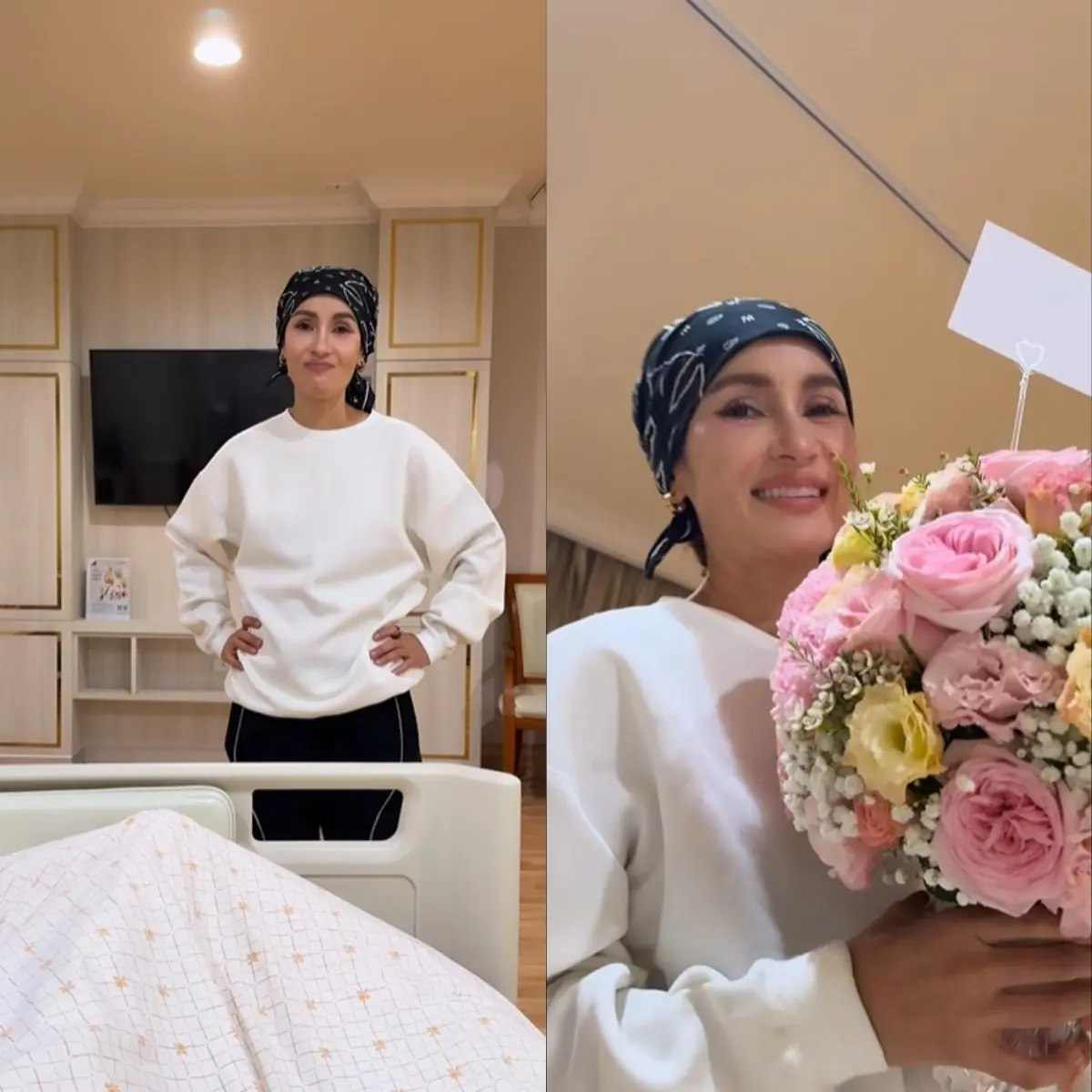 เปิ.ดค.ลิป "แอน ทองประสม" มาเยี่ยมแฟนหนุ่มที่โรงพยาบาล โมเมนต์นี้รู้เลยมีคนงอนจริง