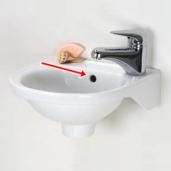 รูเล็ก ๆ บนอ่างล้างหน้า หลายคนเห็นทุกวันแต่ไม่รู้ว่ามีไว้ทำไม