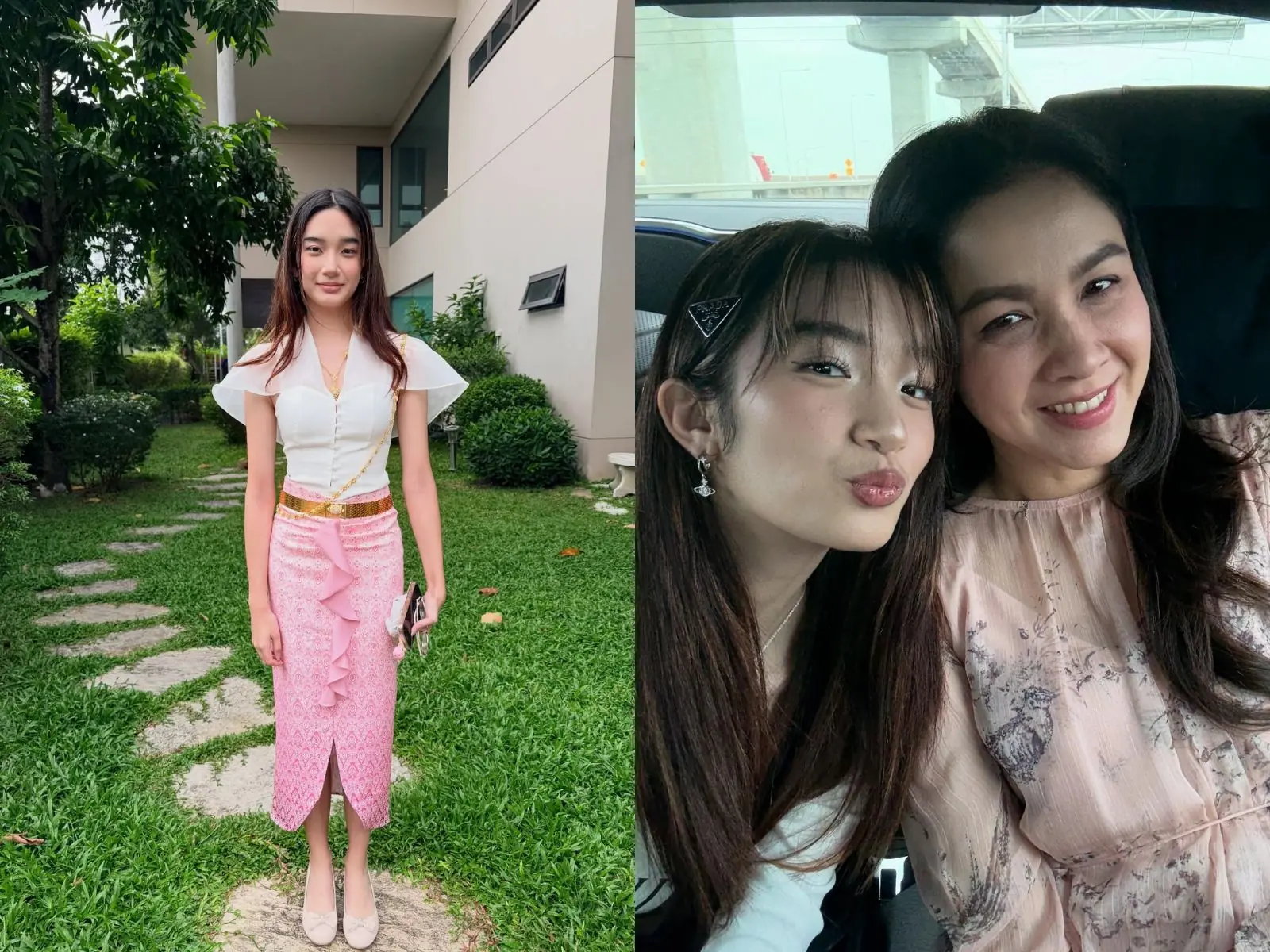 "น้องณดา" เฉิดฉายในชุดไทย วันลอยกระทง 2568 สวยหวานมาก