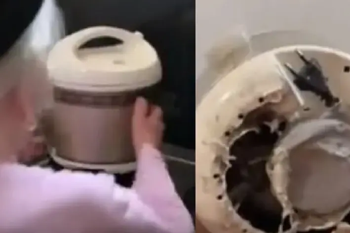 ไม่ใช่คอนเทนต์! ยายวัย 92 ลองใช้หม้อหุงข้าวสมัยใหม่ สุดท้ายหม้อไหม้เกรียม แต่ข้าวไม่สุก รู้