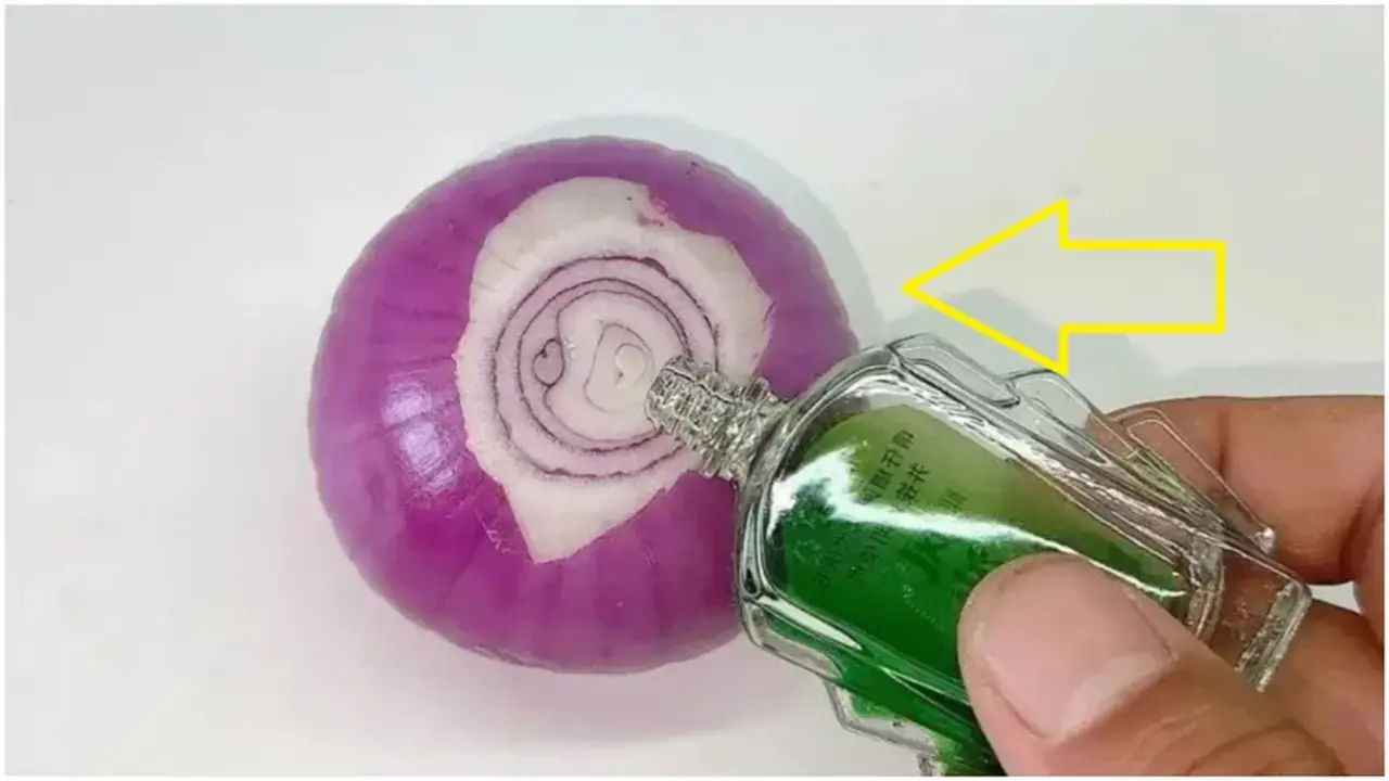 หยดน้ำมันหอมระเหยลงบนหัวหอมสักสองสามหยด คิดว่าเป็นเรื่องตลก แต่กลับได้ผลดีกว่า "ทองคำบร