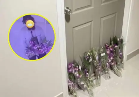 หล.อนทั้งคอนโด "ดอกไม้ไหว้" วางหน้าประตูห้องหนึ่ง นิ.ติ.เ.ช็.ก.ก.ล้.อ.งถึงรู้ เอามาให้ใคร?