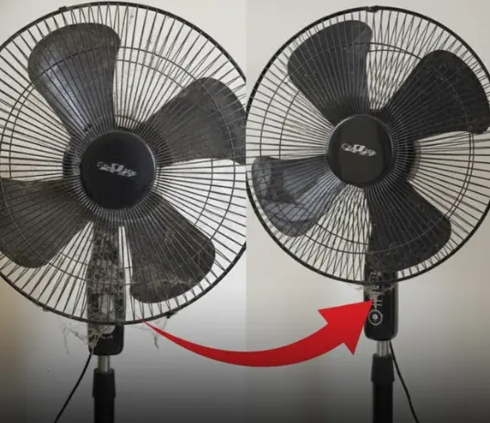 เคล็ดลับทำความสะอาดพัดลมไฟฟ้า  ไม่ต้องถอดตะแกรง เร็ว ง่าย