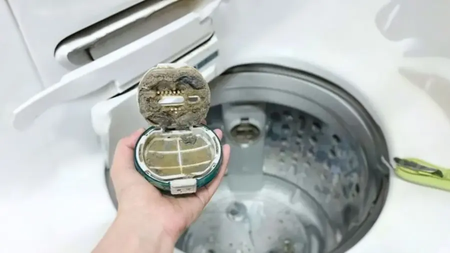 เครื่องซักผ้าทุกเครื่องมีชิ้นส่วนเล็ก ๆ นี้ เปิดทำความสะอาดเดือนละครั้ง เสื้อผ้าหอม เครื