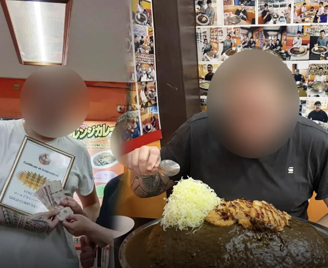 ร้านแกงกะหรี่ชื่อดัง โดนฝรั่งโกงแข่งกินจุ ฉวยเงินรางวัลไป 30,000 บาท เช็กกล้องย้อนหลัง พบพิรุ