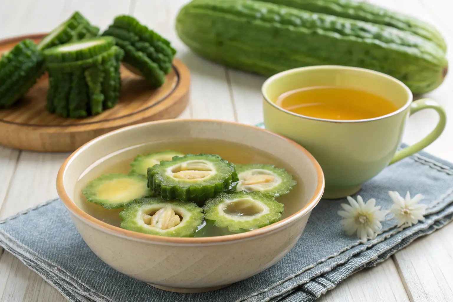 ลองใส่ชิ้นมะระแห้งลงในแก้วน้ำแล้วดื่มทุกวัน คุณจะเห็นการเปลี่ยนแปลงที่น่าประหลาดใจ