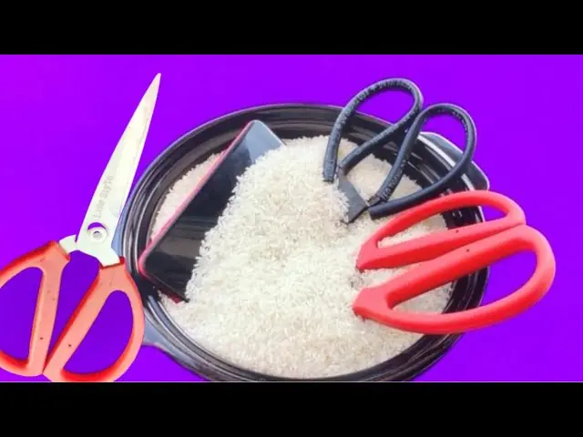 ลองเอาคู่กรรไกรไปปักไว้ในภาชนะใส่ข้าวดูสิ วิธีง่ายๆ นี้จะเป็นประโยชน์กับทุกคนที่ทำตามแ