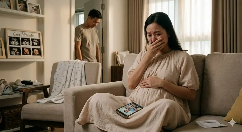ตั้งครรภ์หลังจากพยายามรักษาภาวะมีบุตรยากมาหลายปี แต่ภรรยากลับได้รับข่าว “เหมือนฟ้าผ่า” 
