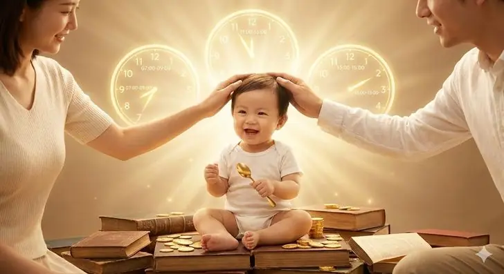 เด็กคาบช้อนทอง!! ลูกบ้านไหนเกิด 3 เวลานี้ ไม่ว่าชายหรือหญิงก็ "มหาเฮง" เป็นอภิชาตบุตร