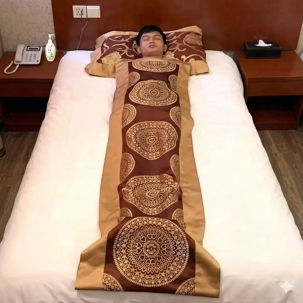 ทำไมโรงแรมถึงมักมีผ้าผืนหนึ่งพาดขวางบนเตียง? หลายคนเห็นทุกครั้ง แต่ไม่รู้ว่ามีไว้ทำอะไร