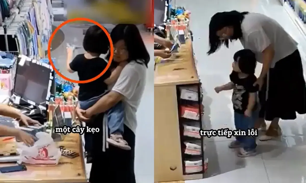 เด็กผู้หญิงหยิบลูกอมในซูเปอร์มาร์เก็ตโดยไม่จ่ายเงิน เจ้าของร้านเห็นแต่เลือกไม่พูด แต่ก