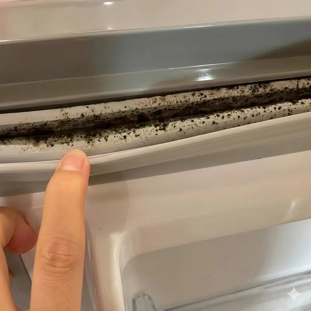 คราบราดำขอบยางตู้เย็น ขัดยากแค่ไหนก็เอาอยู่! ใช้ “ของสิ่งนี้” เช็ด 15 นาที สะอาดเกลี้ยง ไม่ต