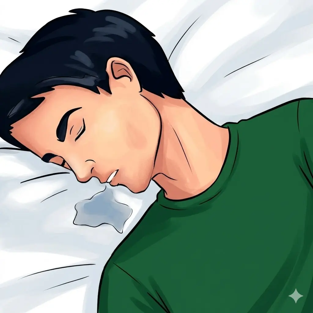 อย่ามองข้าม! นอนแล้วน้ำลายไหลบ่อย อาจเป็นสัญญาณเตือน “6 โรคแฝง” ที่หลายคนไม่รู้ตัว