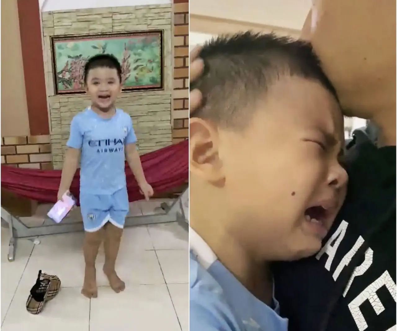 ลูกชายวัย 5 ขวบของเขามักจะร้องไห้กลางดึกอยู่บ่อยครั้ง พ่อจึงพกเครื่องบันทึกเสียงติดตัวไ