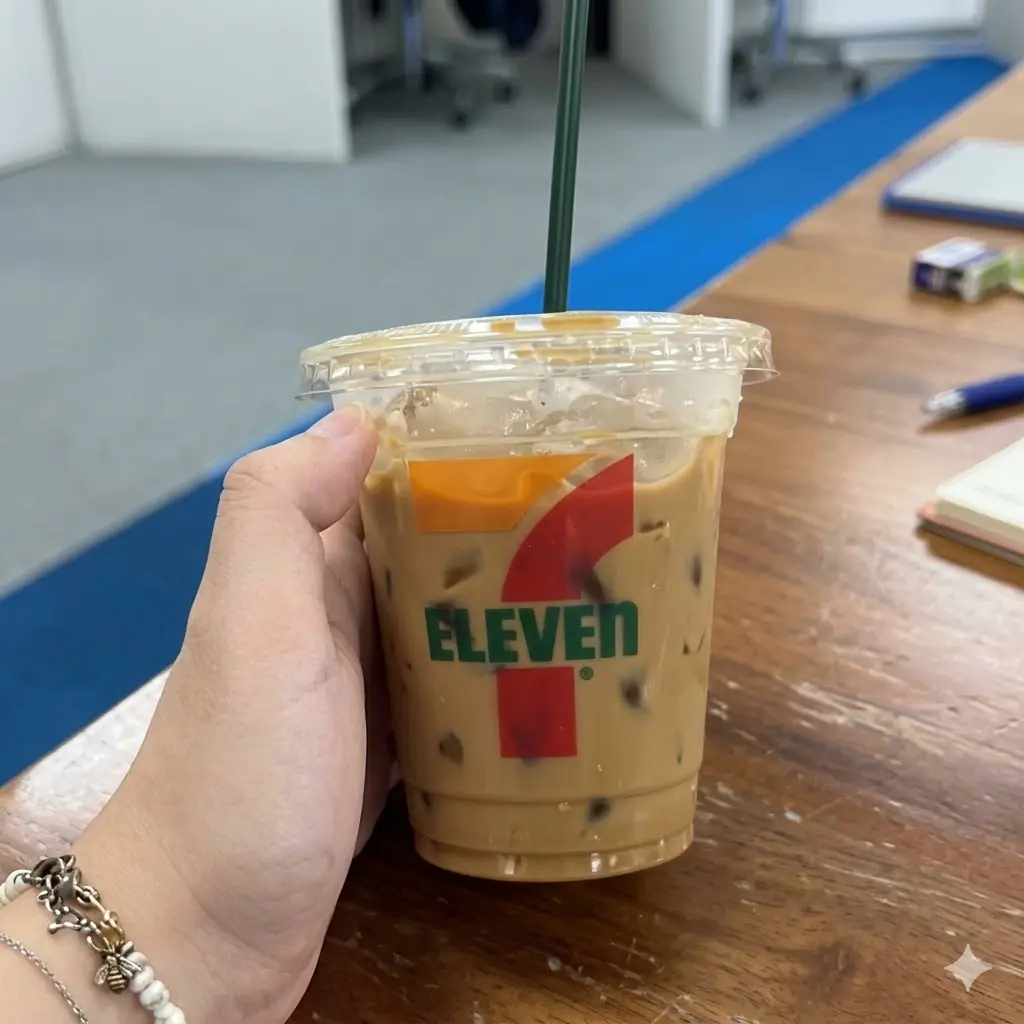 ชงกาแฟ-ต้มบะหมี่ถ้วยใน 7-11 ควรจ่ายเงินก่อนหรือชงก่อน? น้องเปามาตอบแล้ว!