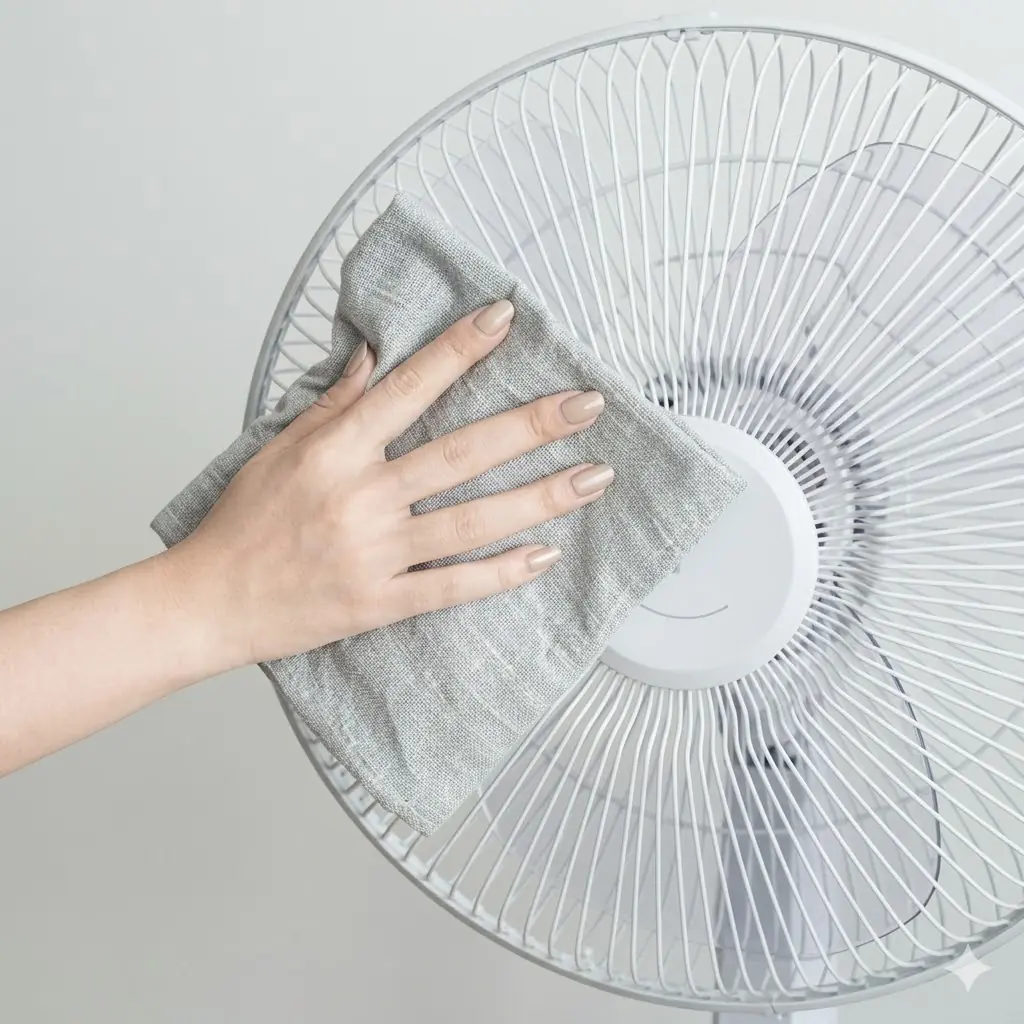 พัดลมฝุ่นเกาะหนา ไม่ต้องถอดให้ยุ่ง! วิธีล้างง่าย ๆ สะอาดเหมือนใหม่ใน 15 นาที