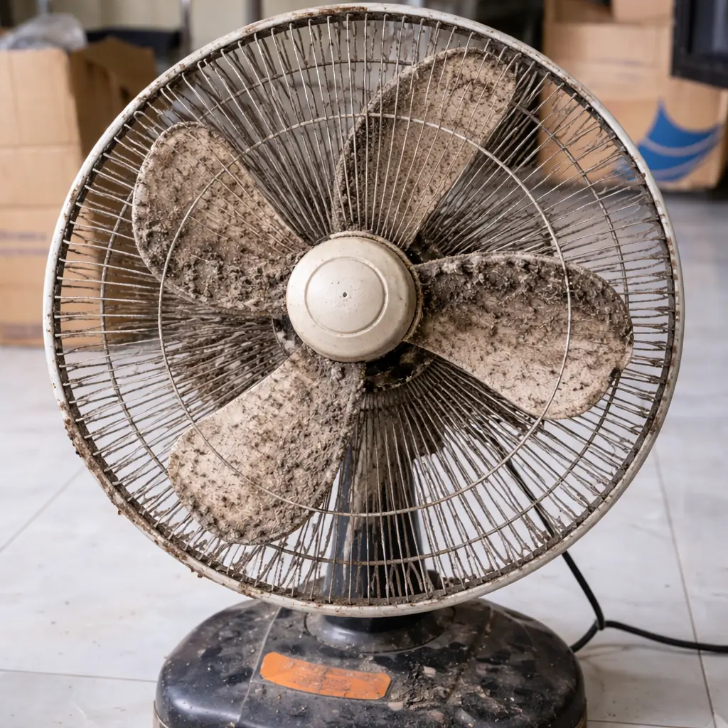 พัดลมสกปรกไม่ต้องถอดตะแกรง หรือใช้น้ำ: ใช้วิธีนี้ พัดลมสะอาดเงาวับ ผู้หญิงก็ทำได้