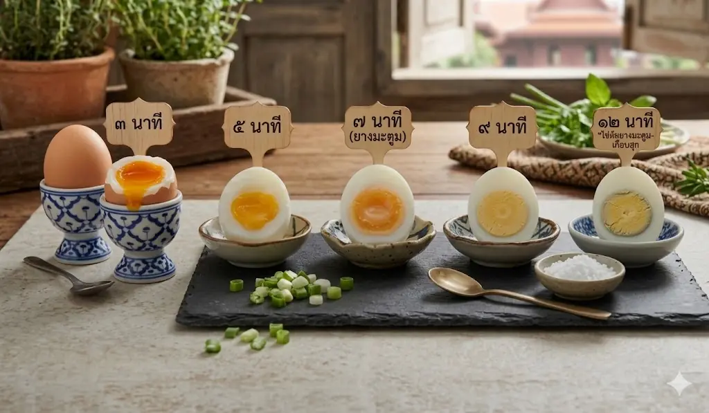 รู้ไหมความสุกมีผล? "ไข่ดิบ ไข่ลวก ไข่ต้ม" ได้ "โปรตีนไม่เท่ากัน" เฉลยแบบไหนประโยชน์สูงสุด