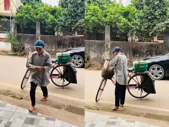 คลิปสุดซึ้ง: พ่อเก็บขยะปั่นจักรยานไปแจกการ์ดแต่งงานลูกสาว และได้รับเรื่องไม่คาดคิดในวัน