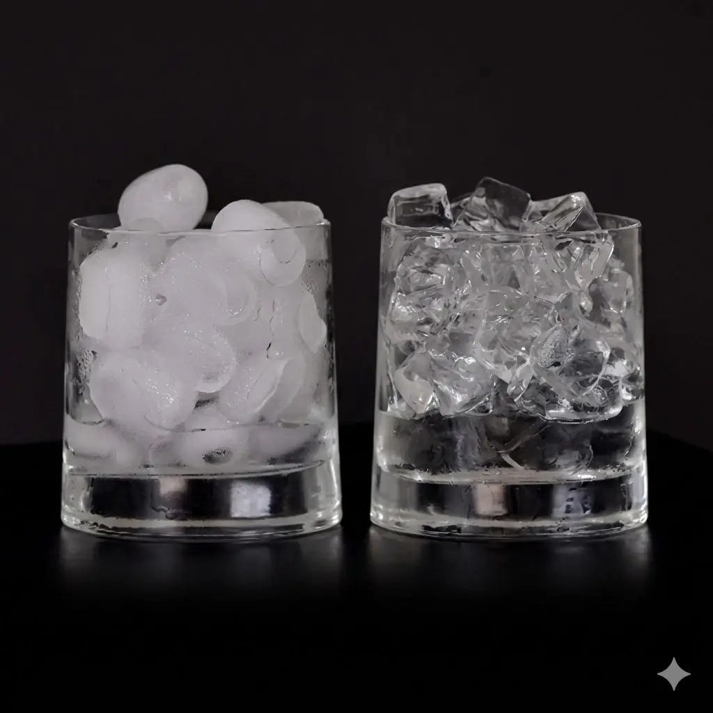 อย่ากินมั่ว! แยก “น้ำแข็ง” ก้อนไหนต้ม-ก้อนไหนกรอง แค่มองด้วยตาก็รู้ทันที!