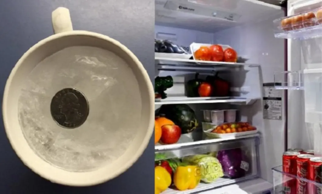 หลายคนเพิ่งรู้! แค่วาง "เหรียญ" บนแก้วน้ำแข็ง ก็เช็กคุณภาพของ "ตู้เย็น" ได้ด้วยตัวเองง่ายๆ