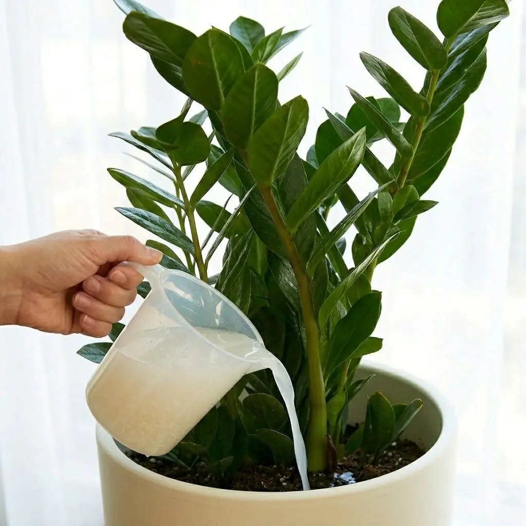 อย่ารดน้ำอย่างเดียว!เคล็ดลับกวักมรกตโตเร็ว เติม 4 อย่างนี้ หน่อพุ่ง ใบเงางาม ออกดอกสวย เสริ