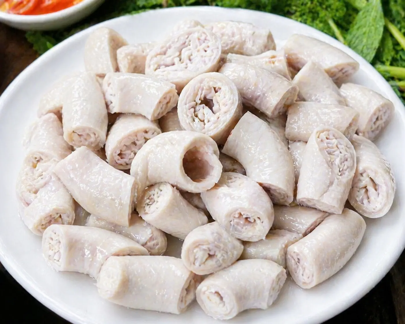 ต้มไส้หมูใช้น้ำเปล่าอย่างเดียวถือว่ายังไม่ถูกต้อง: ต้องเติมสิ่งนี้ลงไป ไส้จะขาวใส กรอบเ