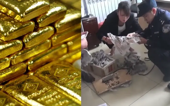 ชายสองคนซื้อทองคำแท่ง 30 กิโล แต่พอกลับถึงบ้านกลับพบว่าในกล่องเป็นหิน 25 กิโล: ตำรวจบุกเข้าต