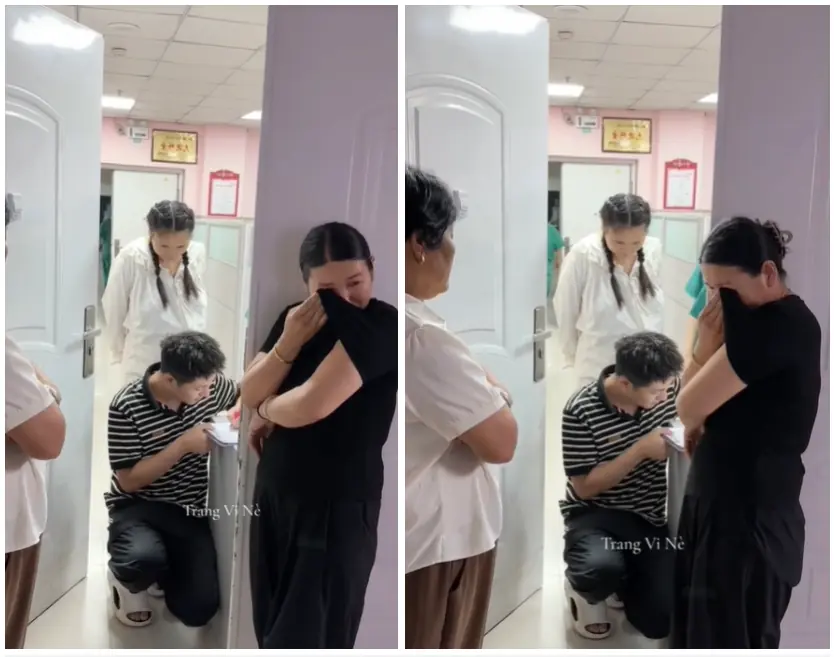 ฉากเดียวไวรัล พ่อเซ็นเอกสารหน้าห้องคลอด แต่คนโฟกัส "ยาย-ย่า" อารมณ์ต่างกันสุดขั้ว