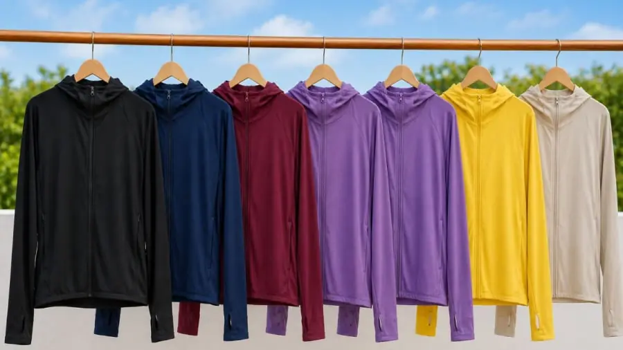 เสื้อกันแดดสีดำ สีขาว สีเหลือง สีม่วง หรือสีน้ำเงิน สีไหนดีที่สุด? หลายคนกำลังเลือกผิด