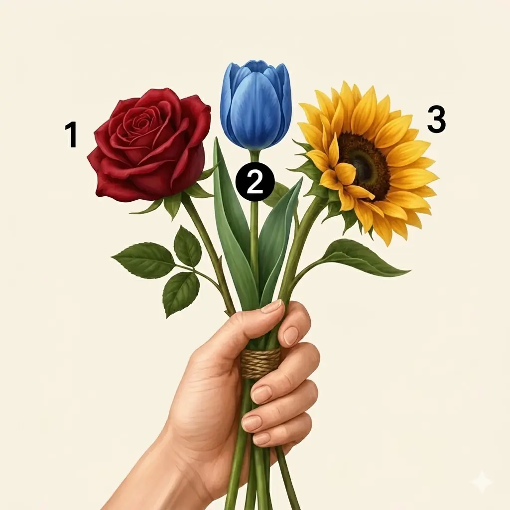 เลือกดอกไม้เพียง 1 ดอก แล้วคุณจะรู้ว่า "ใครกำลังแอบรักคุณอยู่"