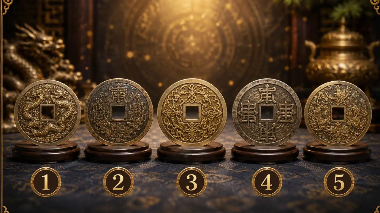 เลือกเหรียญโบราณ 1 เหรียญที่คุณชอบที่สุด เพื่อค้นหาชะตาการเงินในบั้นปลายชีวิต