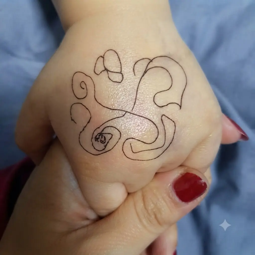 เห็นลายปริศนาบนมือลูก อวด "ครู" วาดให้ แม่ตงิดใจแจ้งตำรวจ จับแก๊งลักเด็กในคราบครู
