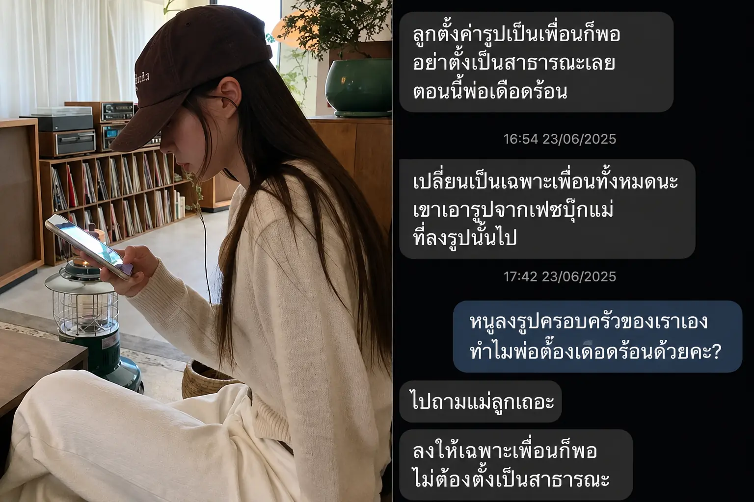 ลูกสาวโพสต์ภาพครอบครัวลงโซเชียล กลับถูกพ่อกล่าวโทษ หลังความสัมพันธ์นอกครอบครัวเกิดปัญห