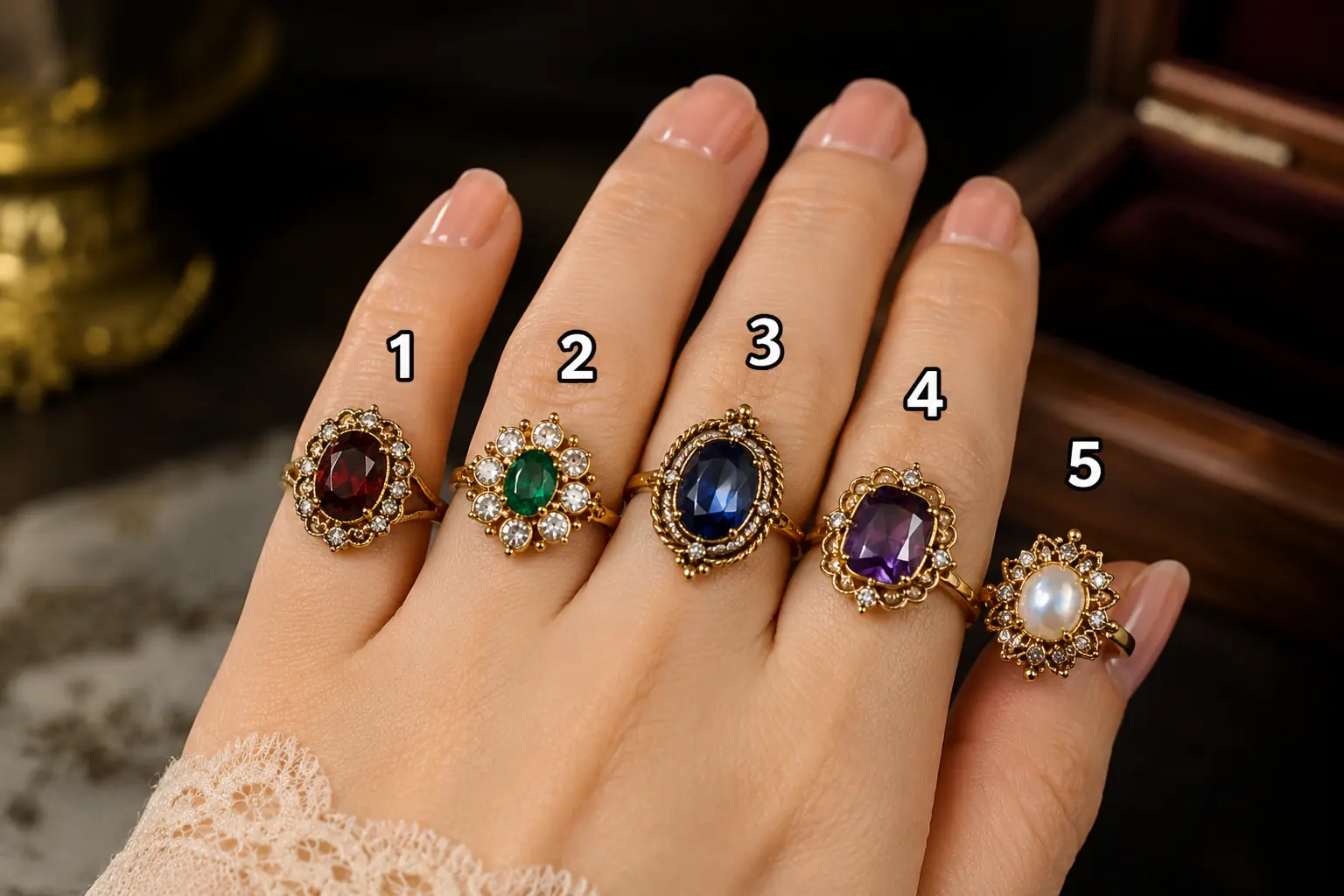 อย่าแอบโกง! เลือกแหวน 1 วง แล้วมาดูกันว่าคุณเป็นผู้หญิงแบบไหน