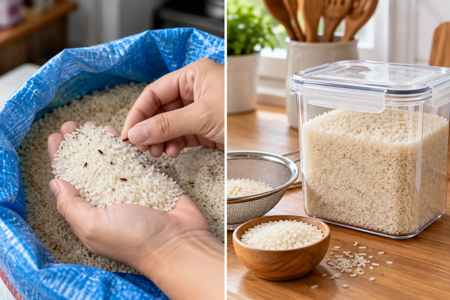 ข้าวสารมีมอดอย่าเพิ่งรีบทิ้ง! 4 วิธีจัดการอย่างถูกต้อง พร้อมเคล็ดลับเก็บข้าวให้หอมนาน