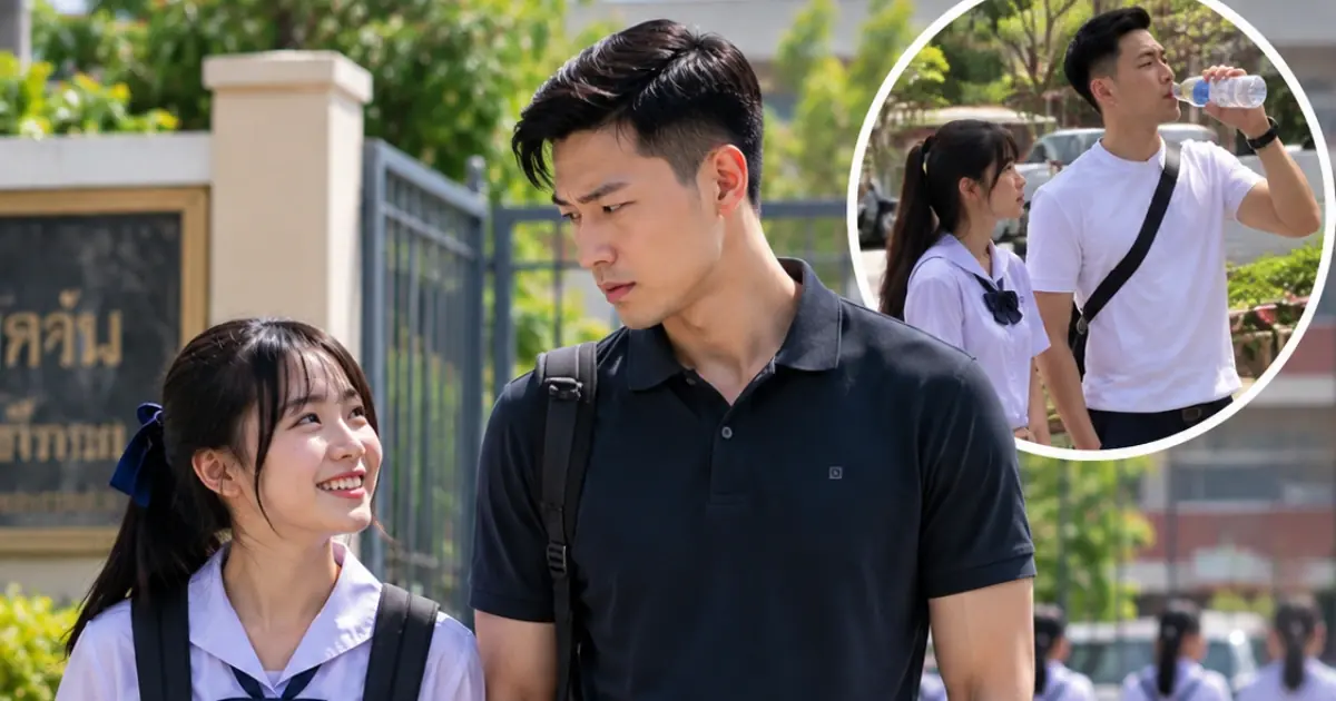 ครูสงสัยหนุ่มหล่อมารับสาว ม.ต้น ถึงขั้นเรียกผู้ปกครอง ก่อนเฉลยความจริงที่ทำเอาทั้งโรงเรียนเขิน